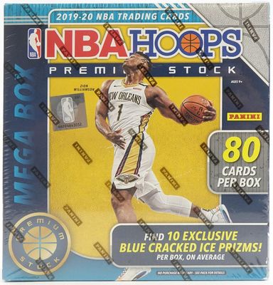 2019-20 Panini NBA Hoops Premium Stock Basketball Mega Box
