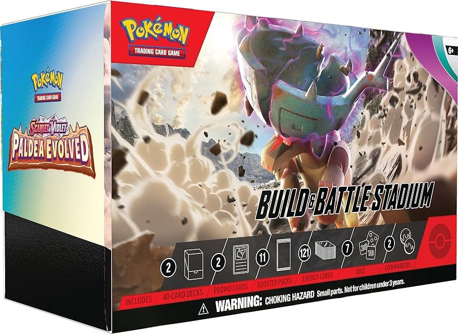 Pokemon Paldea Evolved [SV2] Build &amp; Battle Stadium Box