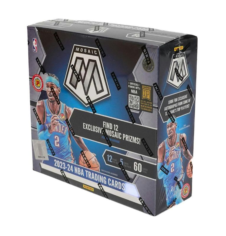 2023-24 Panini Mosaic International Basketball Hobby Box
