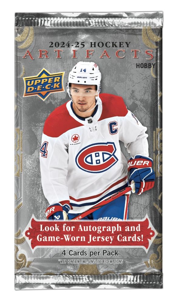 2024-25 Upper Deck Artifacts Hockey Hobby Pack

