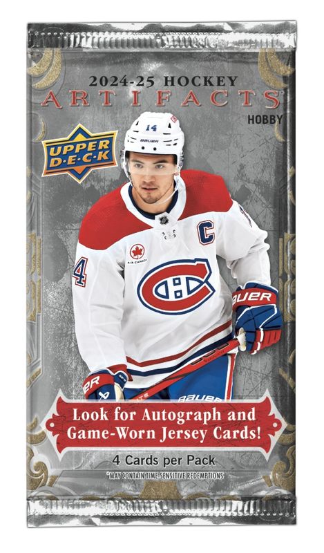 2024-25 Upper Deck Artifacts Hockey Hobby Pack

