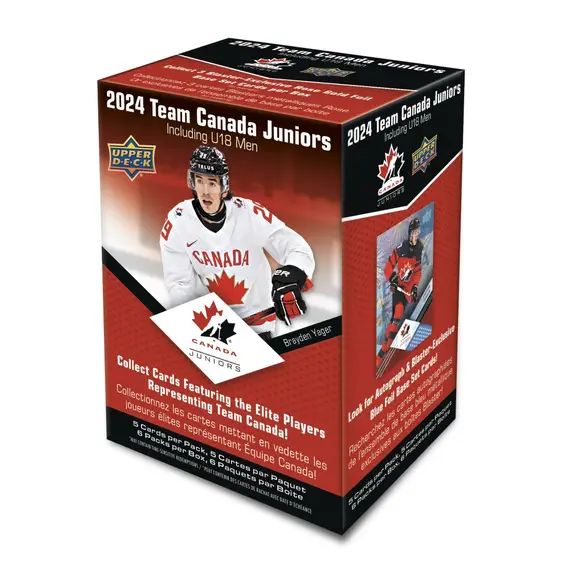 BOXING DAY DOORCRASHER! | 2024 Upper Deck Team Canada Juniors Hockey Blaster Box