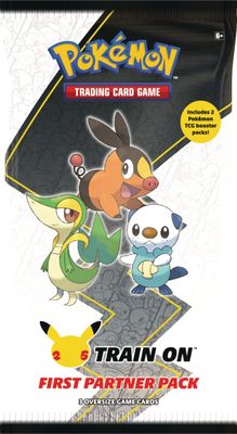 POKEMON FIRST PARTNER PACK (UNOVA) 25th Anniversary!