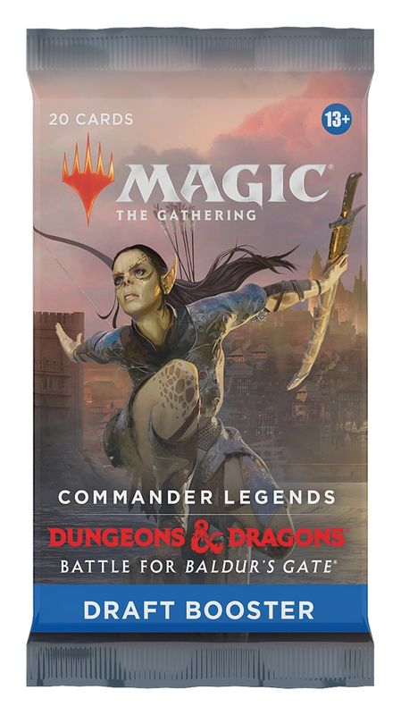 Magic: the Gathering | Commander Legends Dungeons &amp; Dragons Battle of Baldur&#39;s Gate Draft Booster Pack