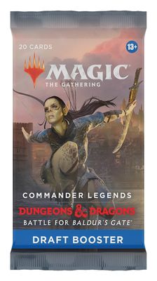 Magic: the Gathering | Commander Legends Dungeons &amp; Dragons Battle of Baldur's Gate Draft Booster Pack