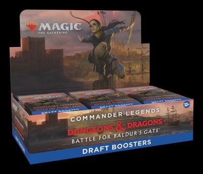 Magic: the Gathering | Commander Legends Dungeons &amp; Dragons Battle of Baldur&#39;s Gate Draft Booster Box