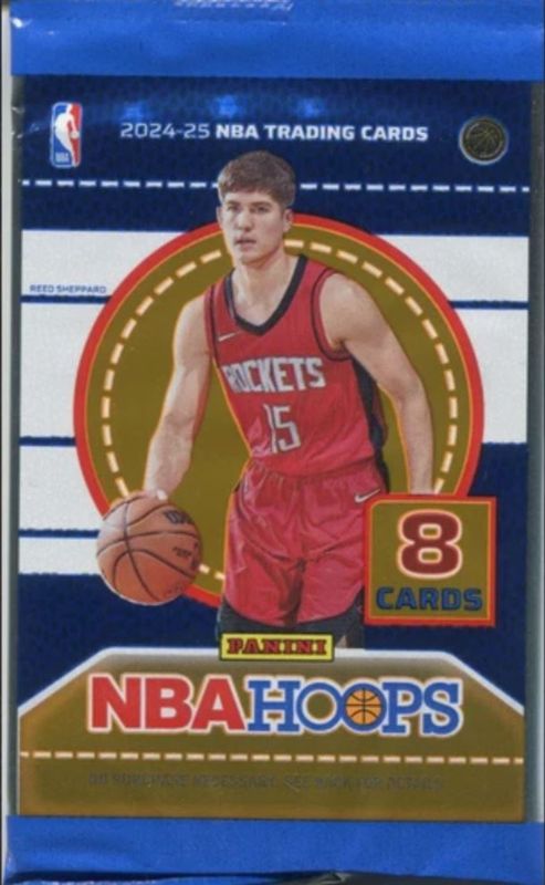 2024-25 Panini NBA HOOPS Basketball Hobby Pack