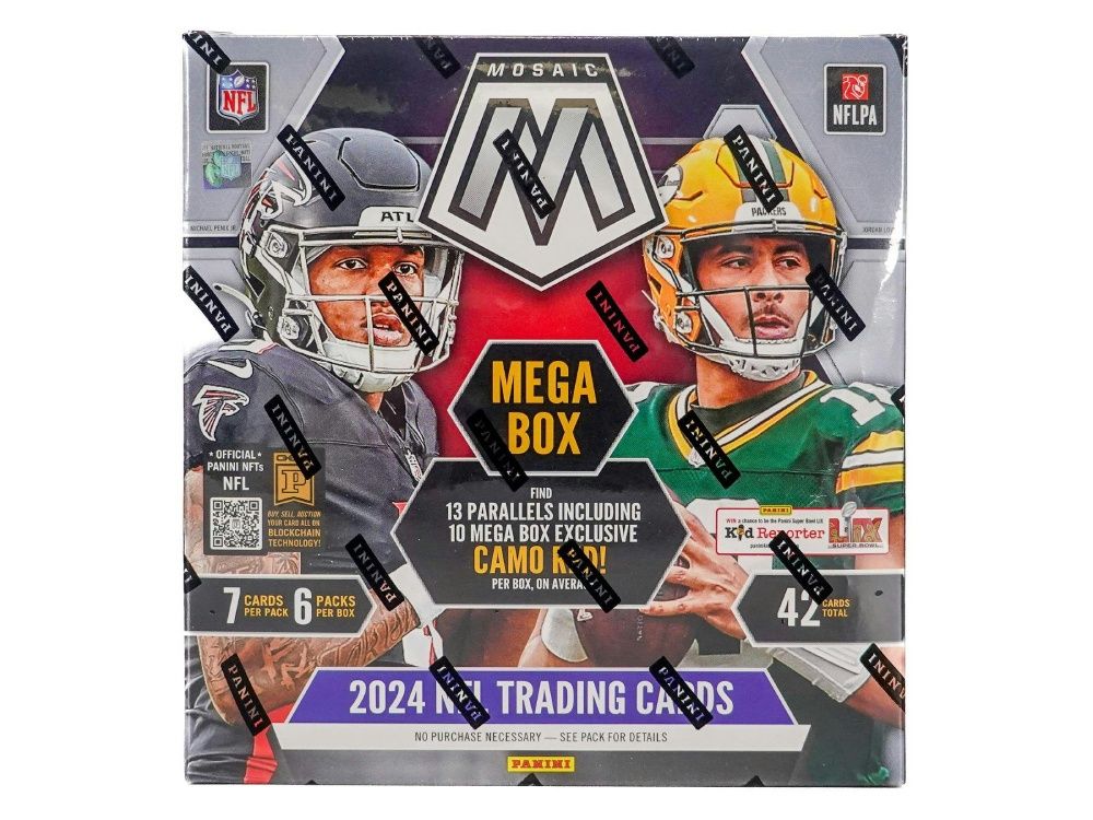 2024 Panini NFL Mosaic Football Trading Cards Mega Box