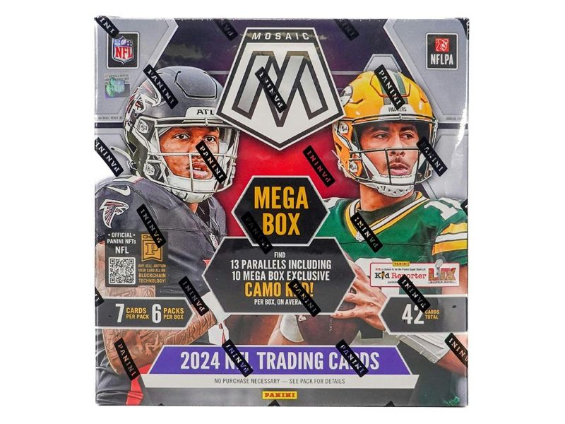 2024 Panini NFL Mosaic Football Trading Cards Mega Box