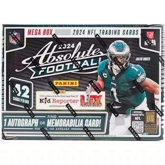 2024 Panini NFL Absolute Football Trading Cards Mega Box