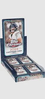 2024 Topps Chrome Football Hobby Box