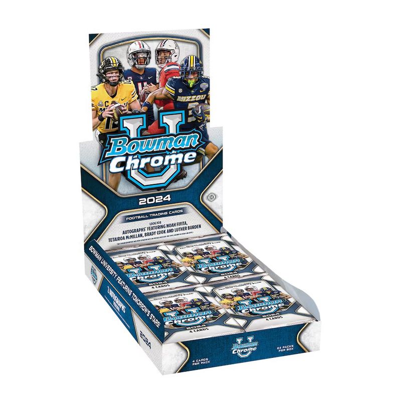 2022 Bowman Chrome University Football Hobby Box