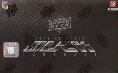 2009 Upper Deck UD Black Football Hobby Box (ONLINE ONLY)