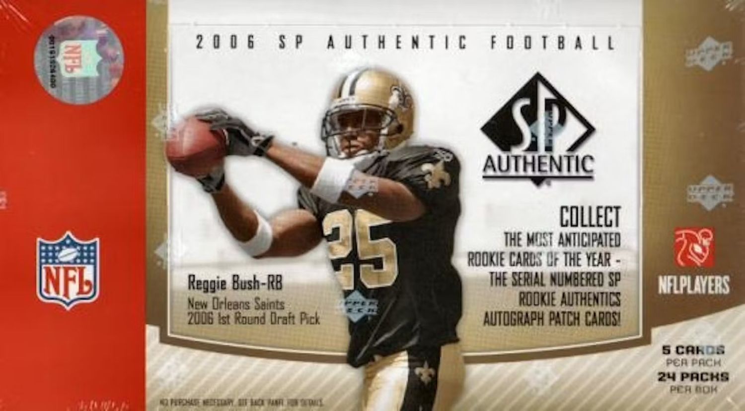 2006 Upper Deck SP Authentic Football Hobby Box (ONLINE ONLY)