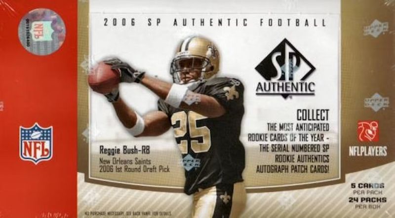 2006 Upper Deck SP Authentic Football Hobby Box (ONLINE ONLY)