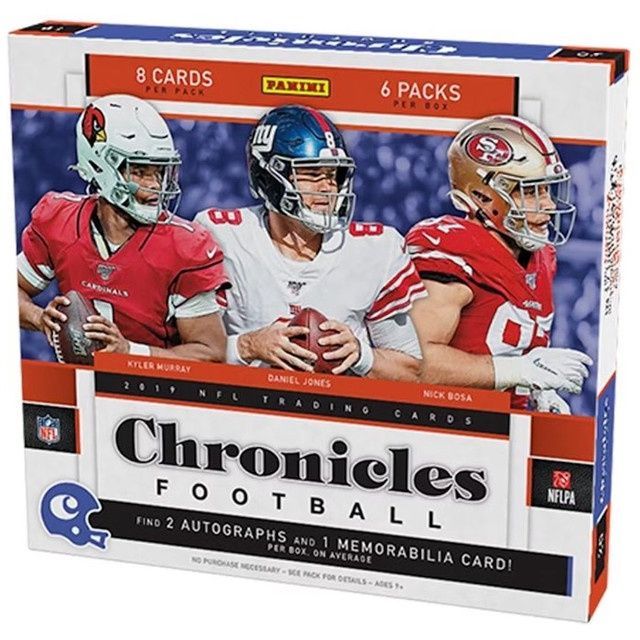 2019 Panini Chronicles Football Hobby Box (ONLINE ONLY)