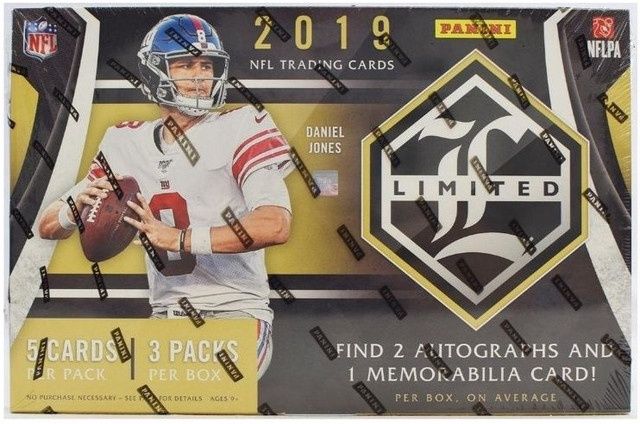 2019 Panini Limited Football Hobby Box (ONLINE ONLY)