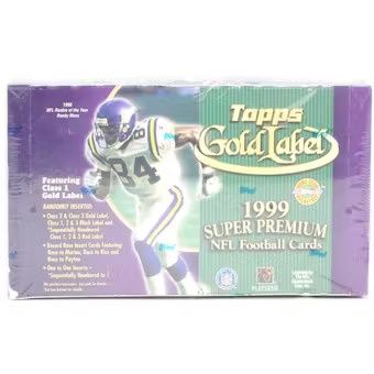 1999 Topps Gold Label Football Hobby Box (ONLINE ONLY)