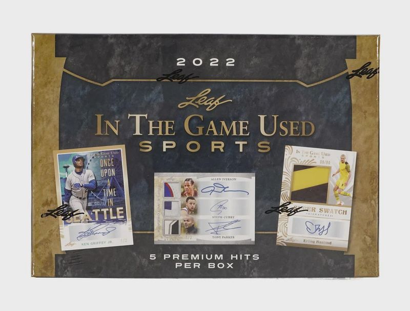 2022 Leaf In The Game Used Multi-Sports Hobby Box