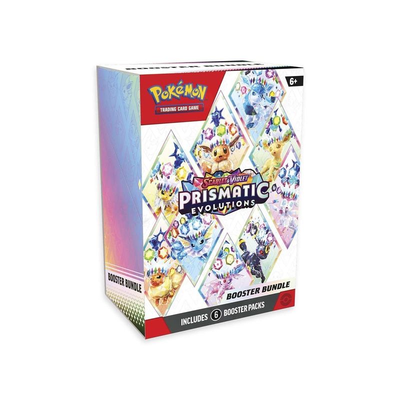 Pokemon Scarlet &amp; Violet-Prismatic Evolutions Booster Bundle Box (6 Packs)