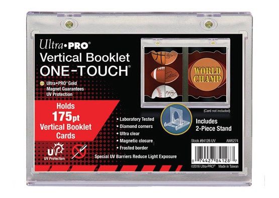 Ultra Pro Vertical Double Booklet One-Touch Case  [175 pt]