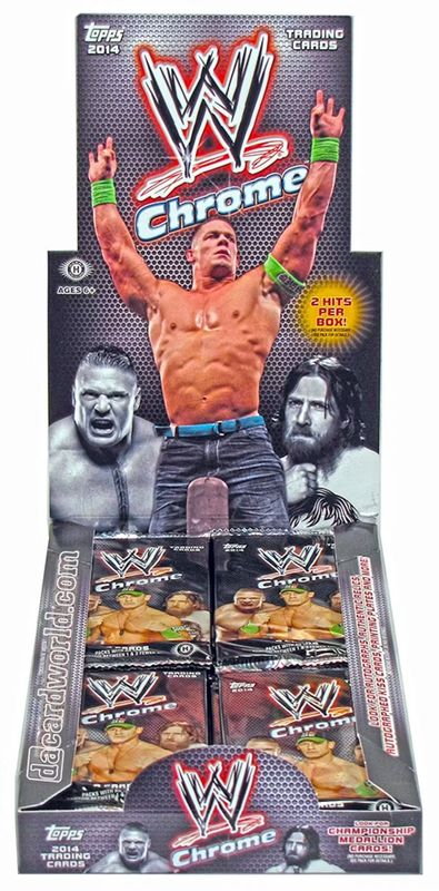 2014 Topps WWE Chrome Wrestling Hobby Box