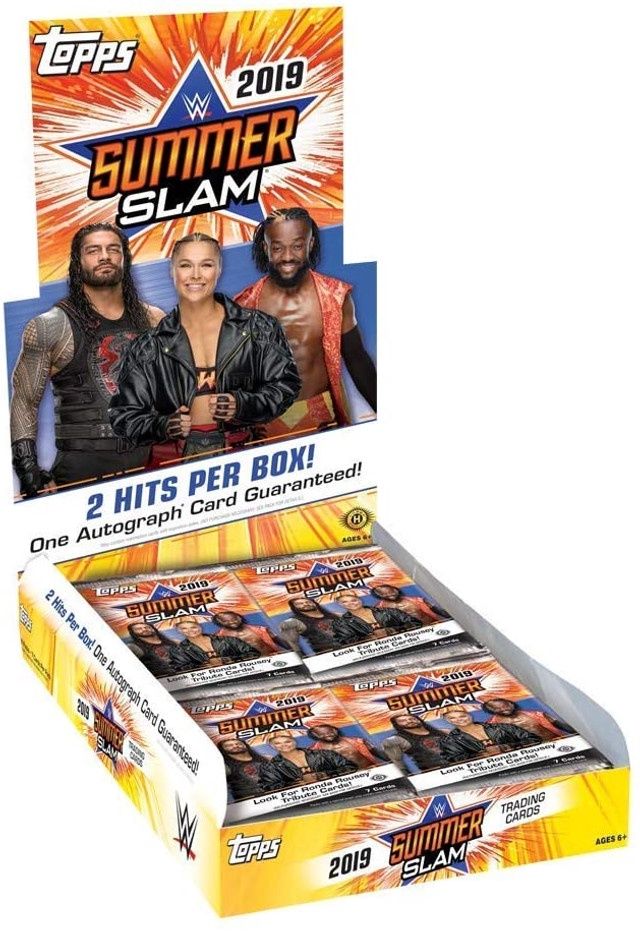 2019 Topps WWE Summer Slam Wrestling Hobby Box