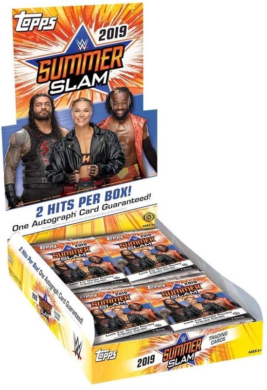 2019 Topps WWE Summer Slam Wrestling Hobby Box