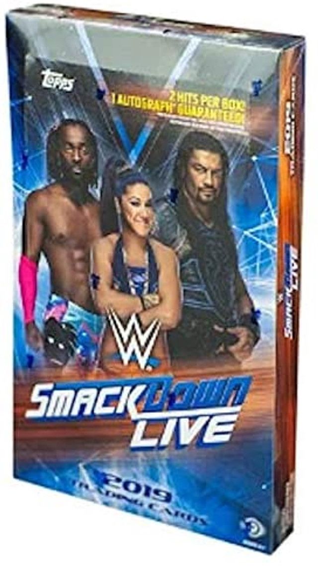2019 Topps WWE Smackdown Live Wrestling Hobby Box