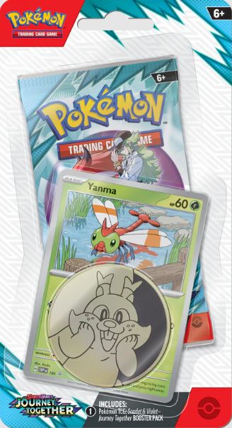 Pokemon TCG Scarlet and Violet (SV09) Journey Together Checklane Blister Pack