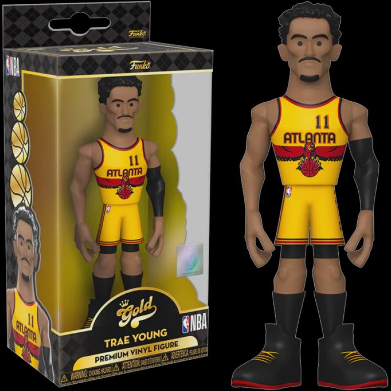 FUNKO POP! Premium Gold Figurine | Basketball Trae Young