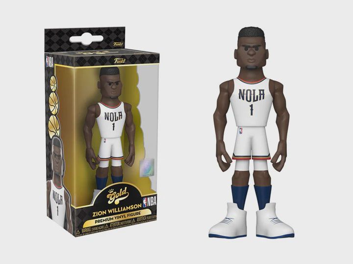 FUNKO POP! Premium Gold Figurine | Basketball Zion Williamson