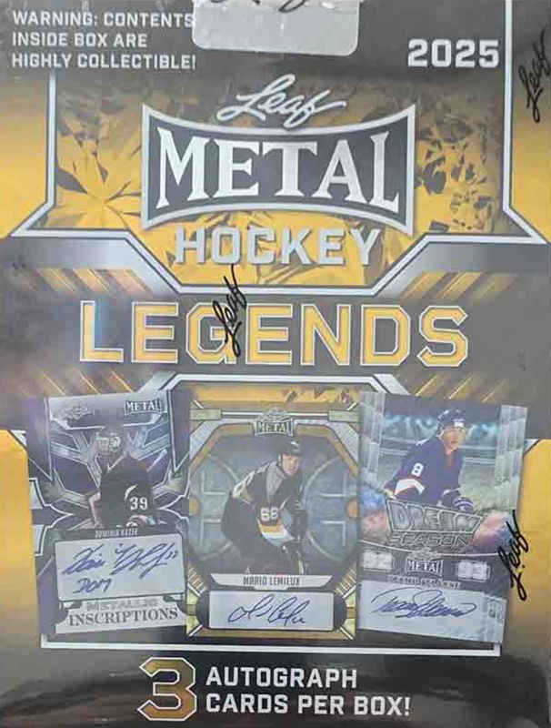 2024-25 Leaf Metal Hockey Legends Hobby Box