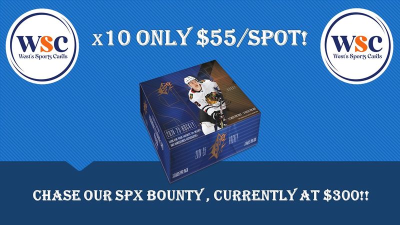 Break #4992 | 1 INNER CASE (10 BOXES) 2024-25 SPX HOCKEY  ** TEAM RANDOM ** ANY 1/1 BOUNTY AT $250