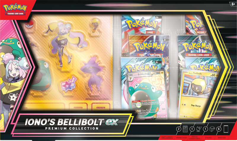 Pokemon Iono&#39;s Bellibolt EX Premium  Collection Box