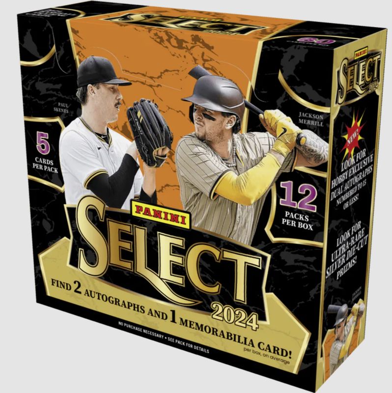2024 Panini Select Baseball Hobby Box