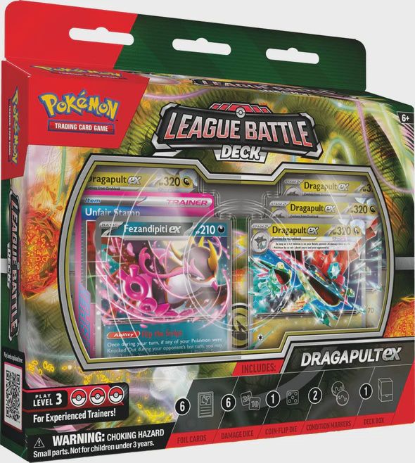 Pokémon League Battle Deck Dragapul EX Box