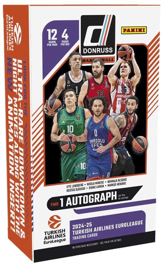 2024-25 Panini Donruss Turkish Airlines EuroLeague Basketball
