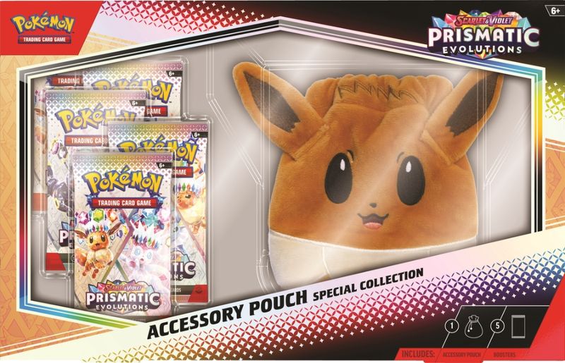 Pokemon Scarlet &amp; Violet-Prismatic Evolutions Accessory Pouch Special Collection