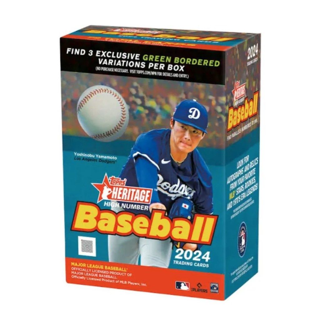 2024 Topps Heritage High Number Baseball Blaster Value Box