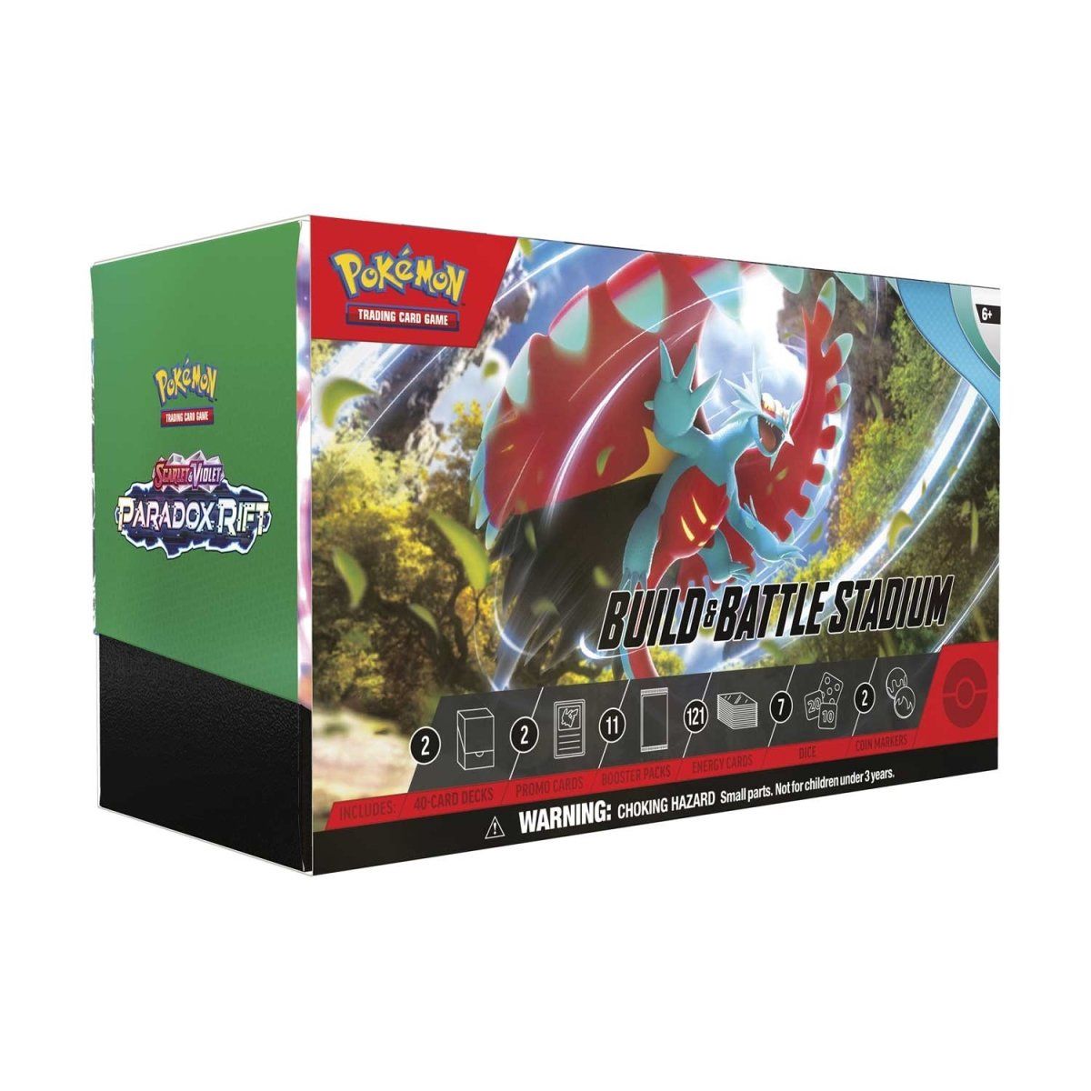 Pokémon Scarlet &amp; Violet Paradox Rift Build &amp; Battle Stadium Box