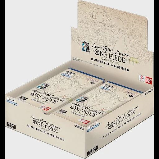 One Piece TCG: Extra Booster Anime 25th Collection  Box - 24 Packs [EB-02]