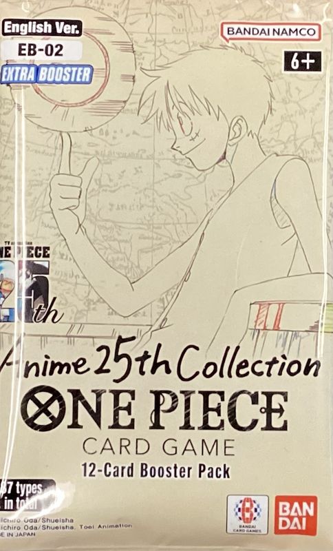 One Piece TCG: Extra Booster Anime 25th Collection Pack  [EB-02]