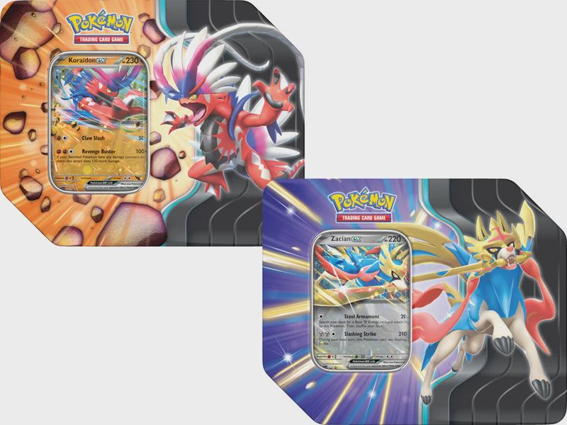 Pokemon  Slashing Legends Tin