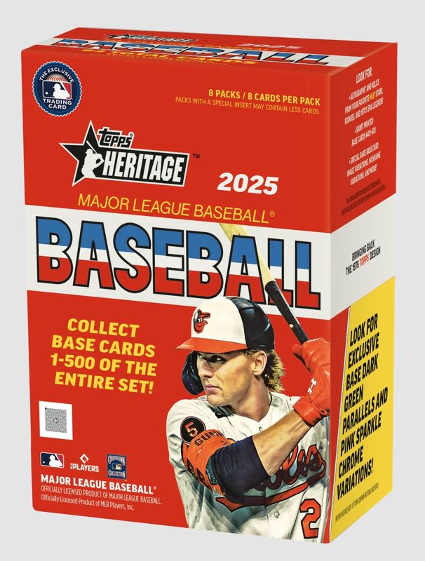2025 Topps Heritage Baseball Value Blaster Box