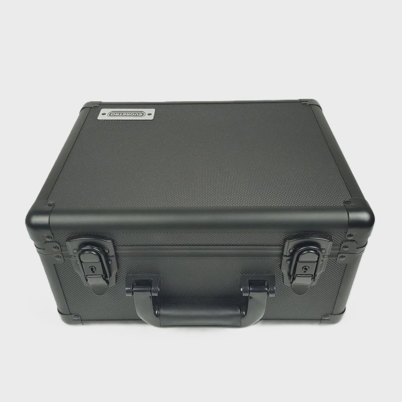 EVORETRO Aluminum Graded Card Storage Box 3 Rows | 90 Cards (Black,Grey,Blue or Red)