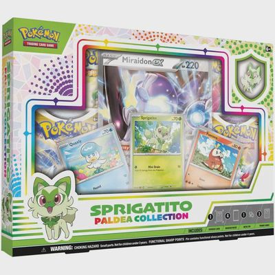 Pokemon TCG Paldea Collection Box | Sprigatito - Fuecoco- Quaxly