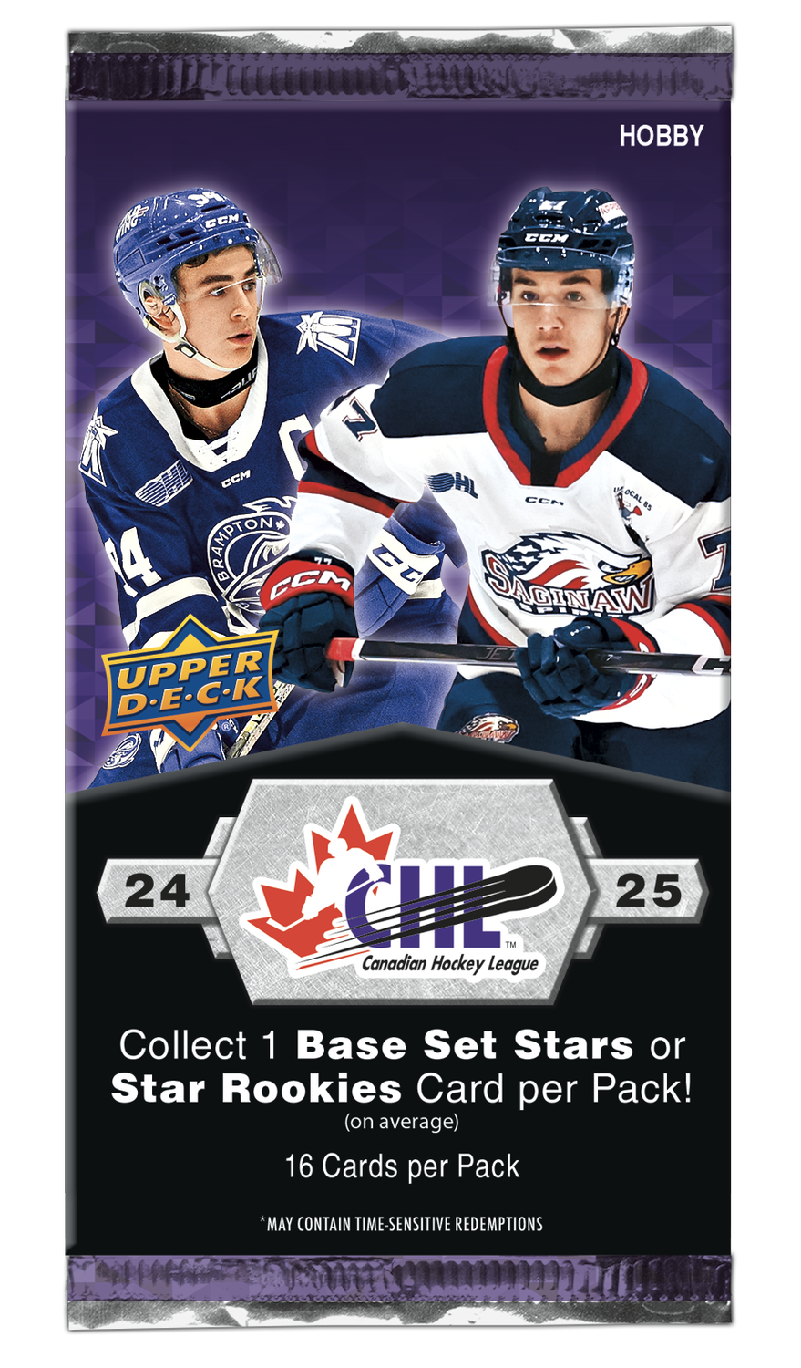 2024-25 UPPER DECK CHL HOCKEY HOBBY PACK