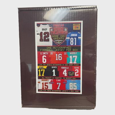 2021 Tristar Hidden Treasures Game Day Greats Auto Football Jersey Factory Sealed