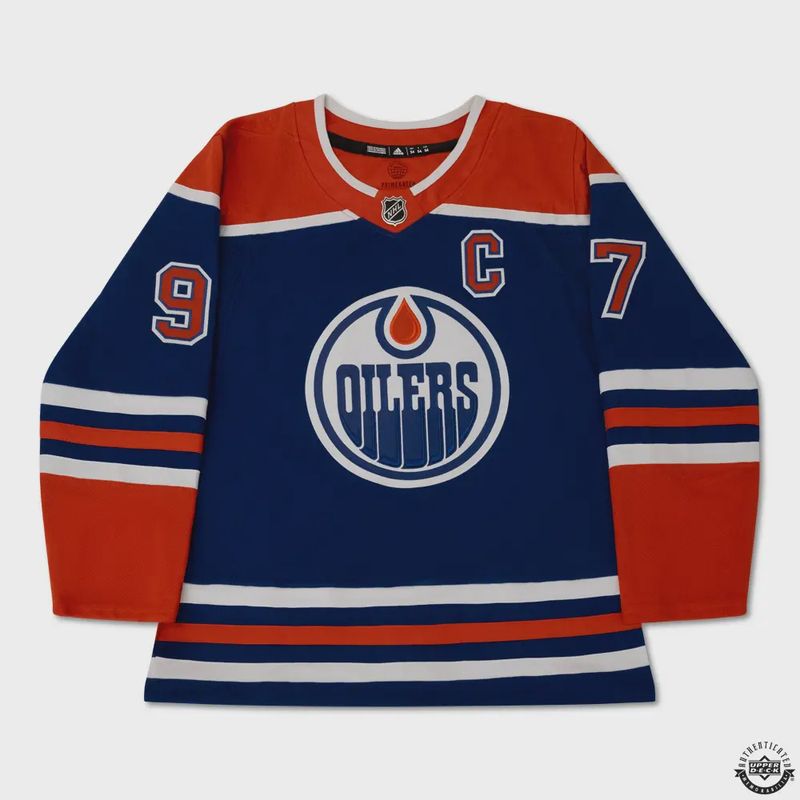 Connor McDavid Autographed &amp; Inscribed "800 PTS 2/21/23" Royal Blue Adidas Edmonton Oilers Jersey /80